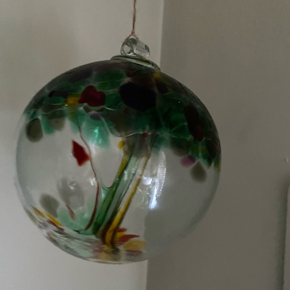 Blown glass ball “tree” - Picture 2 of 5